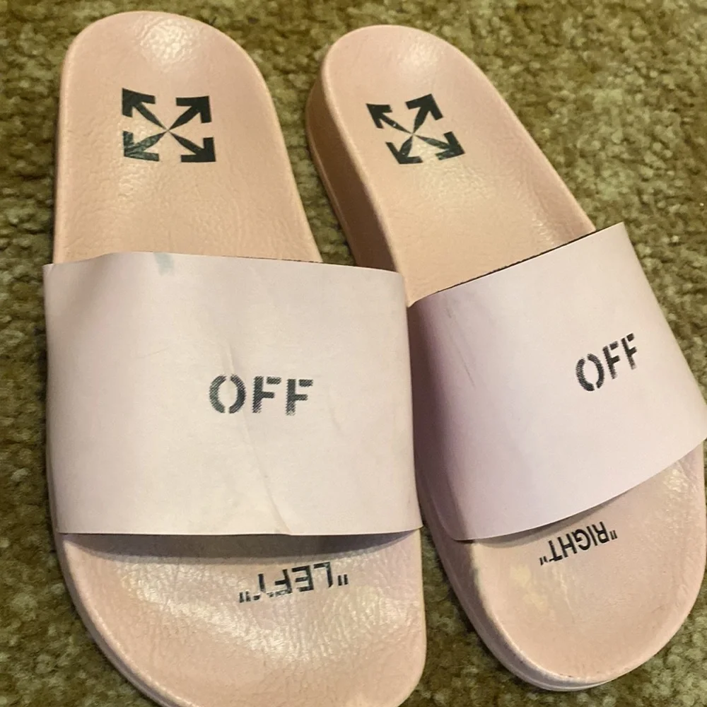 Off White Slides - Picture 3 of 3